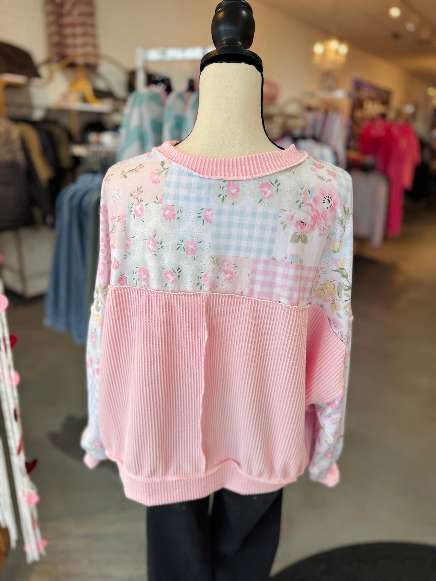 Patchwork Petals Top