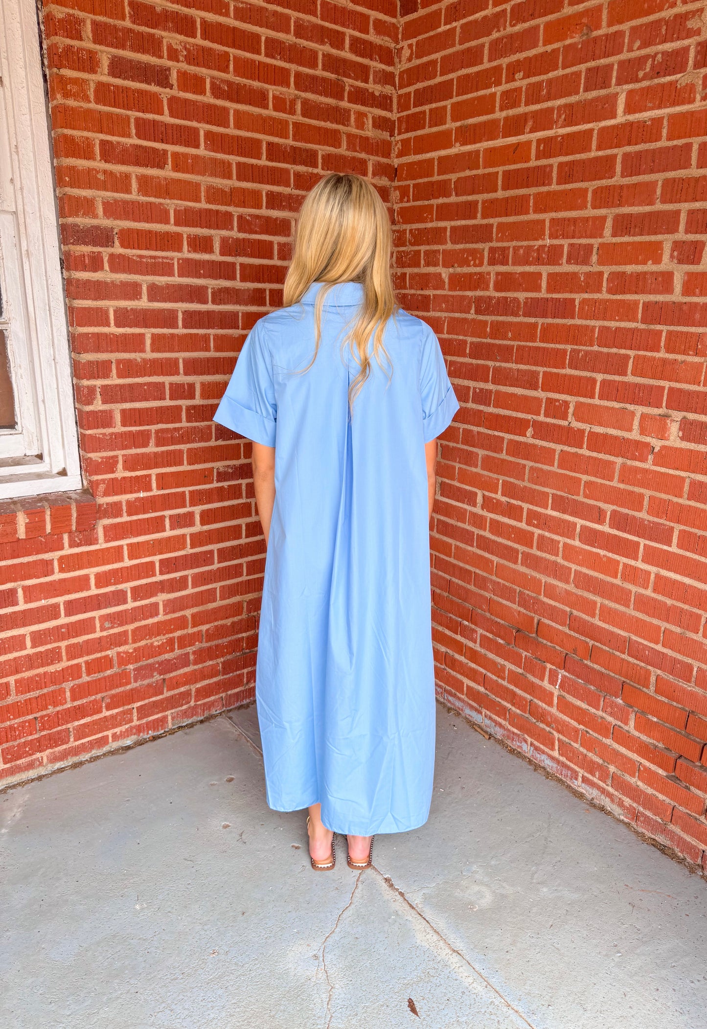 Ocean Waters Midi Dress
