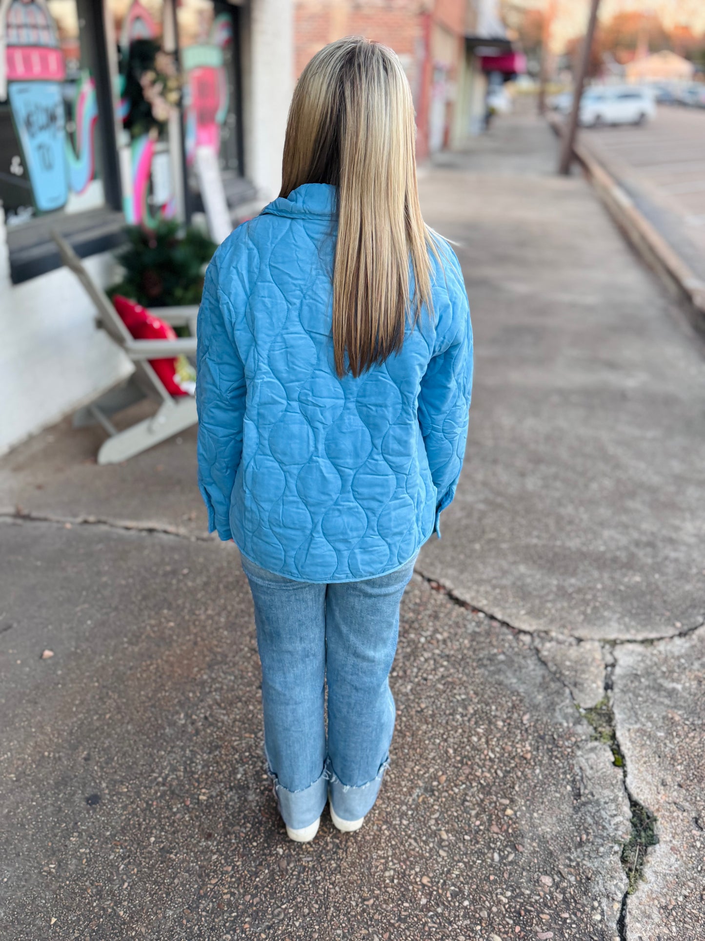 Quilted Pullover