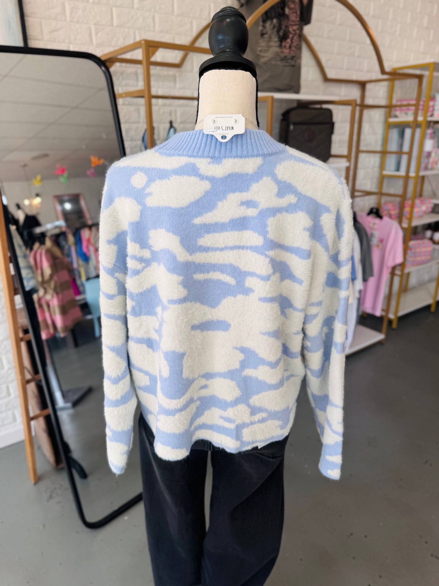 Floral Frost Sweater
