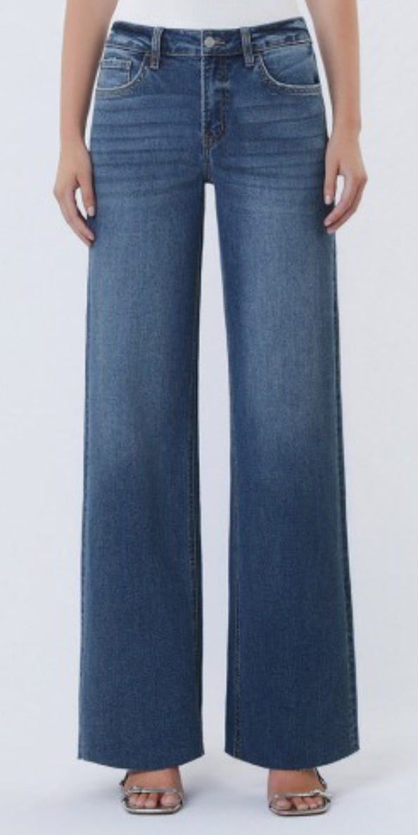 High Rise Dark Wash Jean