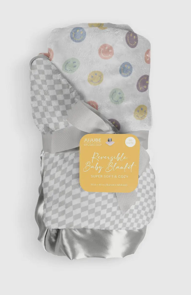 Smiley Baby Blanket