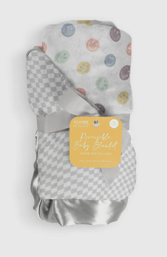 Smiley Baby Blanket