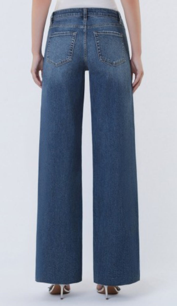 High Rise Dark Wash Jean