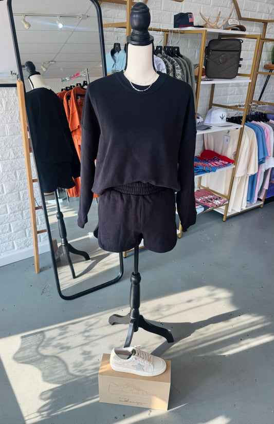 Sweatshirt and Shorts Set