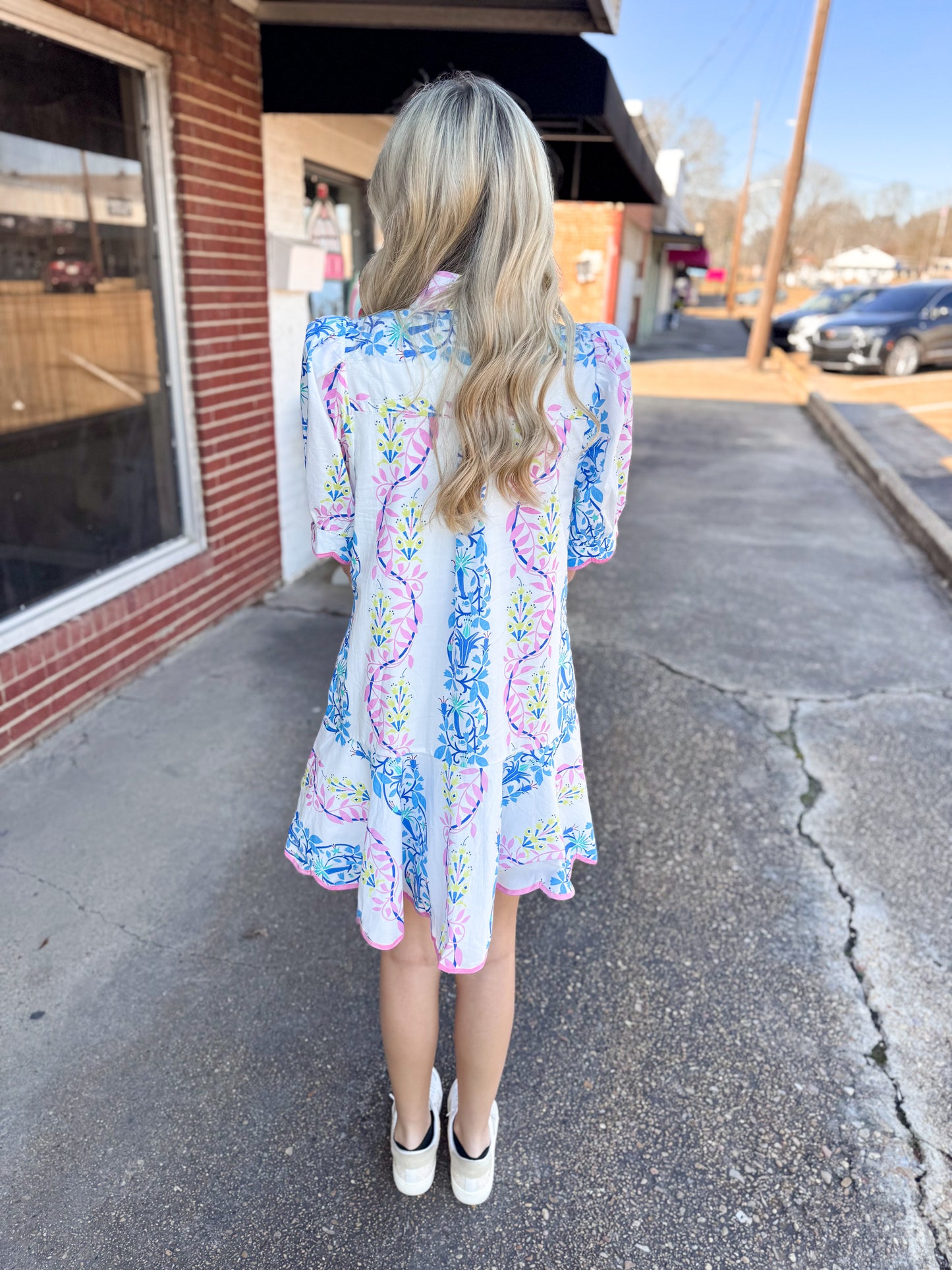 Petal Pop Mini Dress