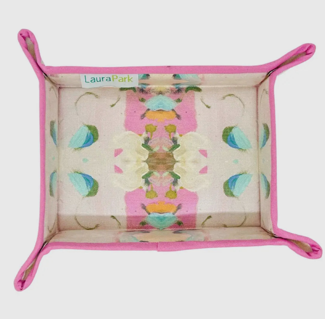 Monet's Garden Pink Snap Tray