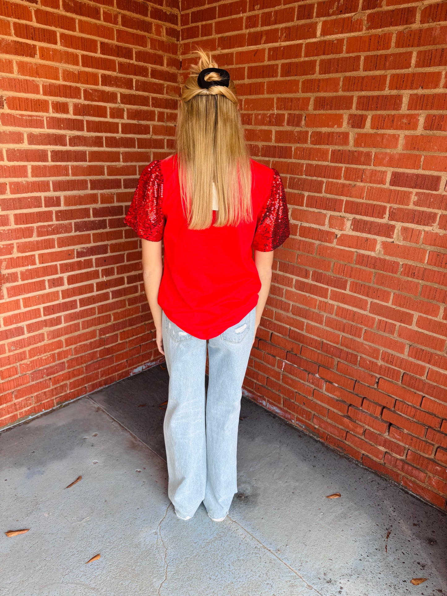 Red Hot Glam Top