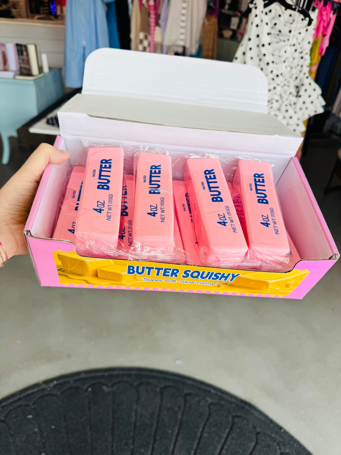 Butter Squishy Toy