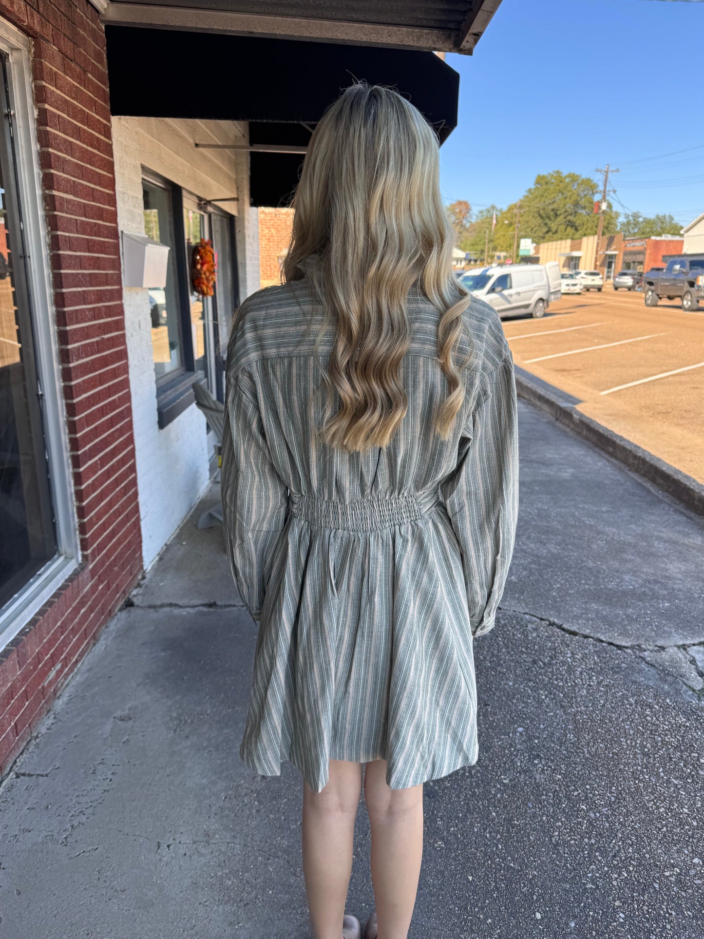 Buttoned Up Beauty Dress