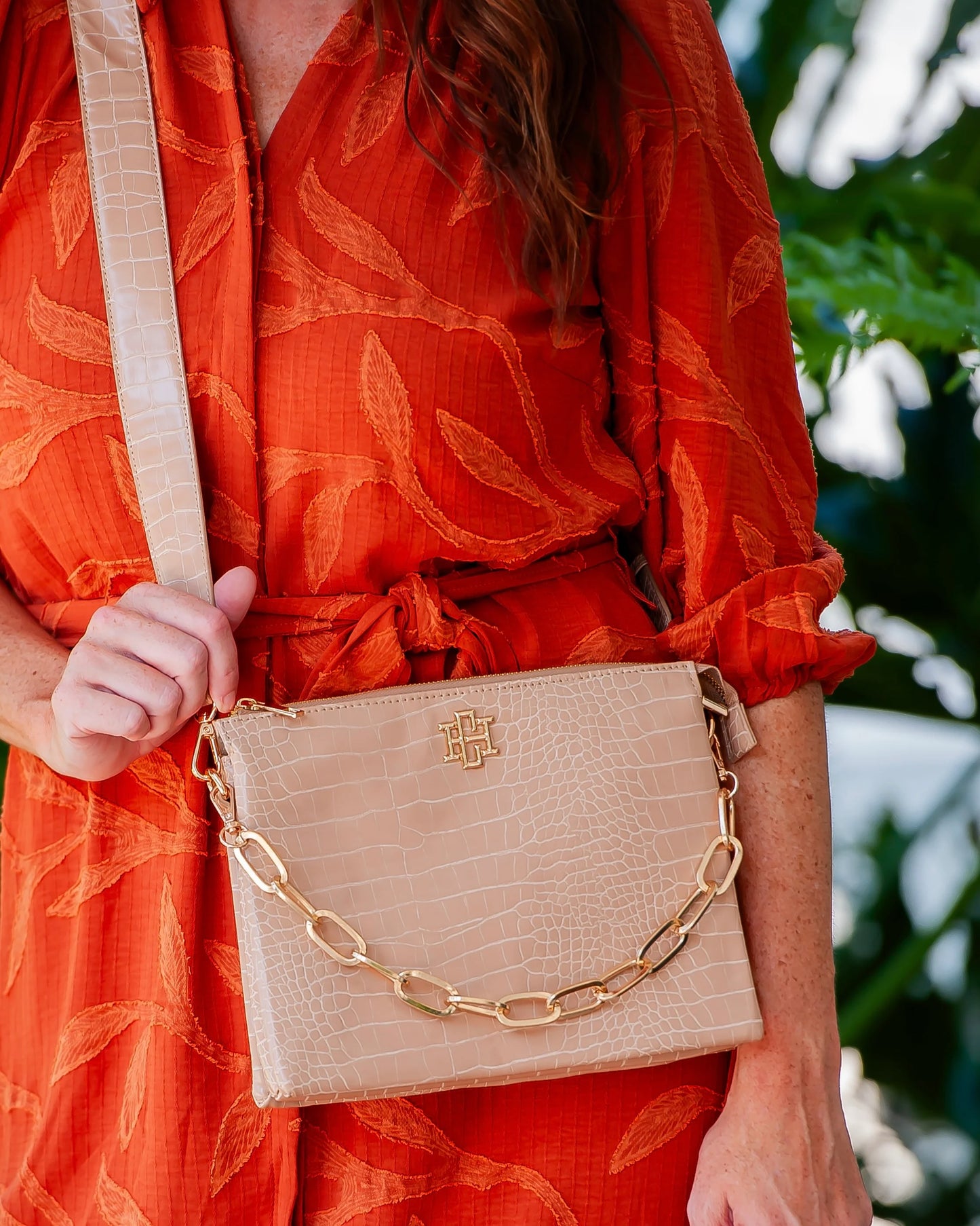 Ariana Crossbody - Latte EC