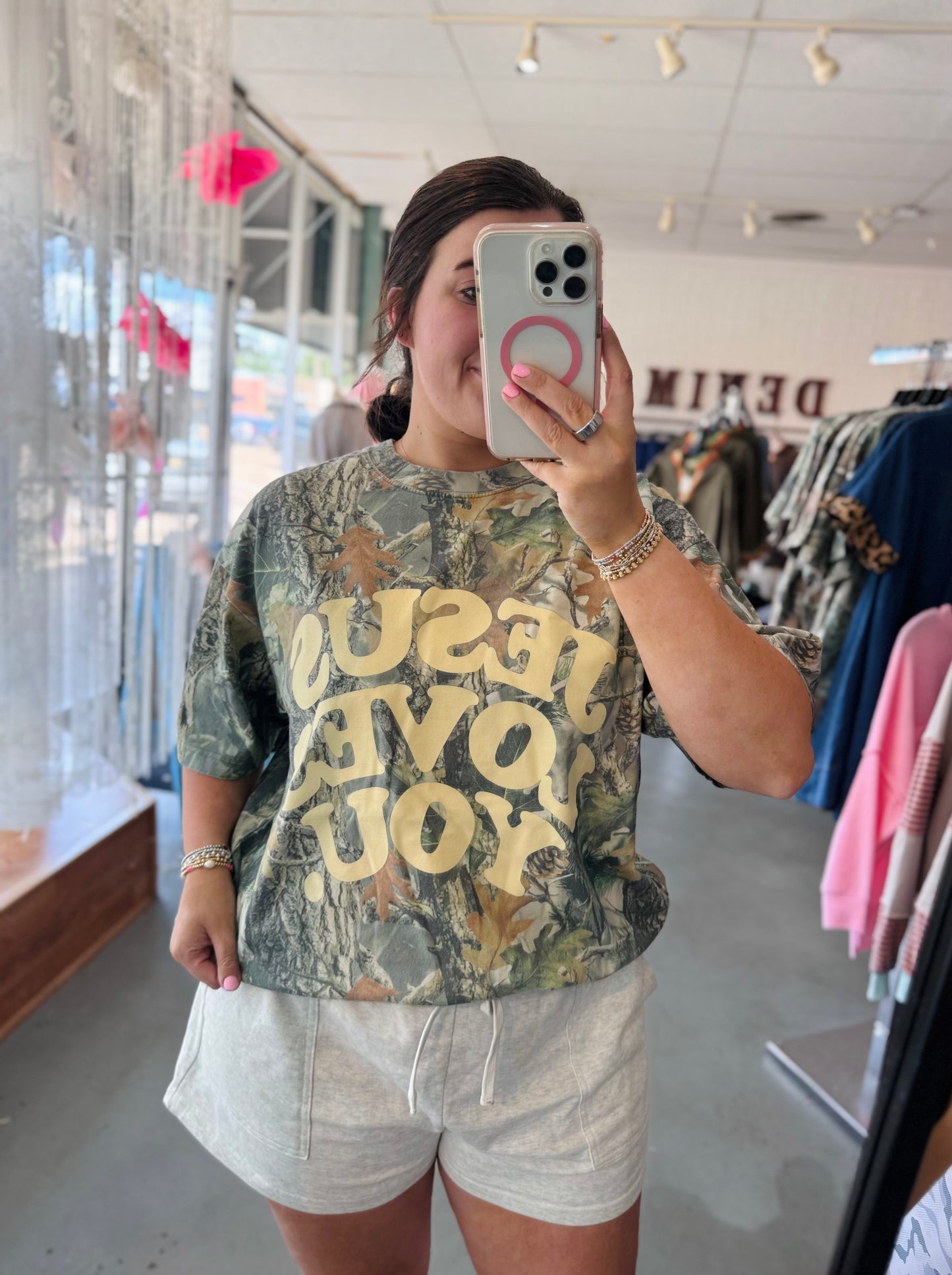 Jesus Loves You Camo Tee