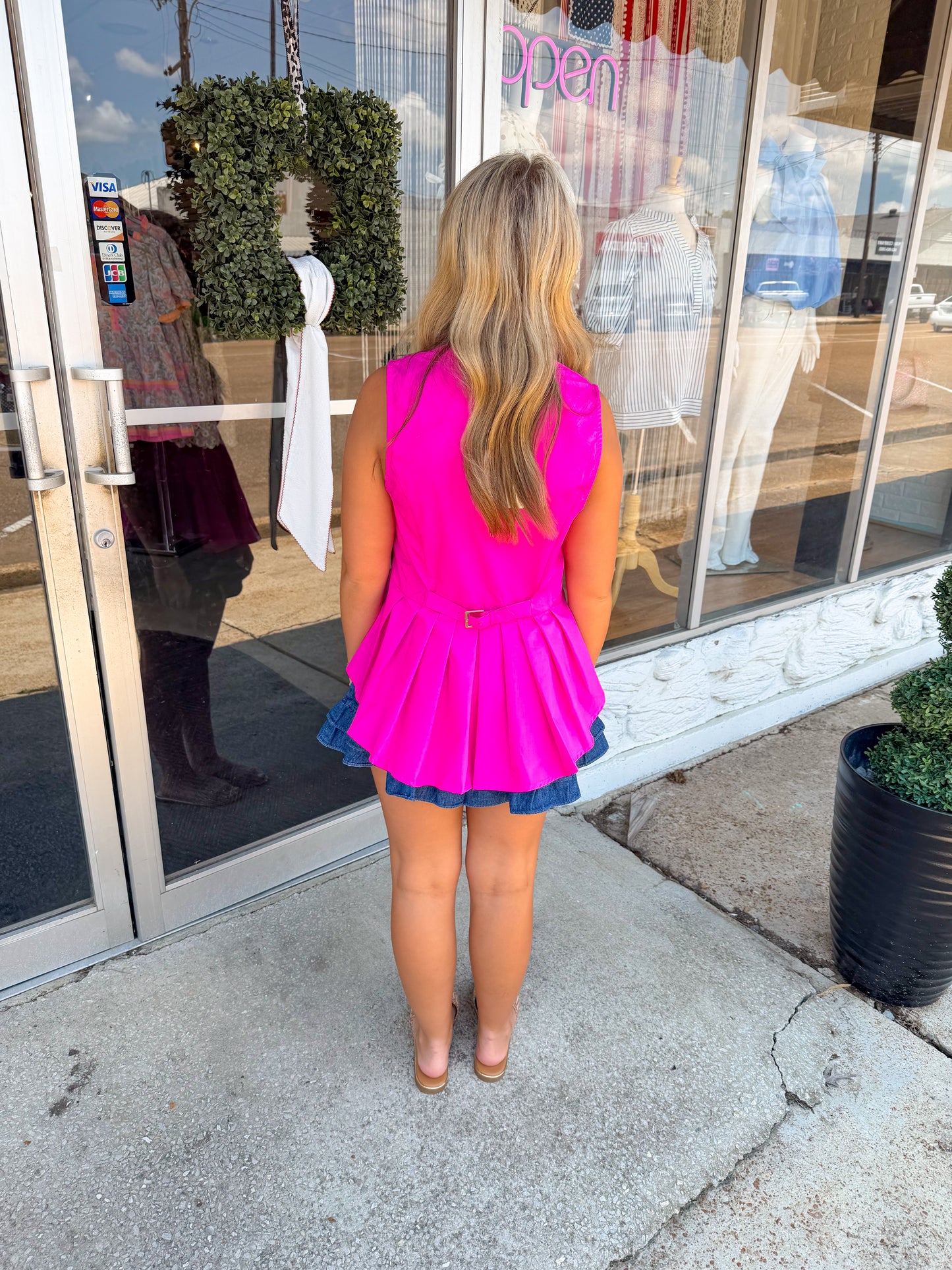 Flamingo Pink Top