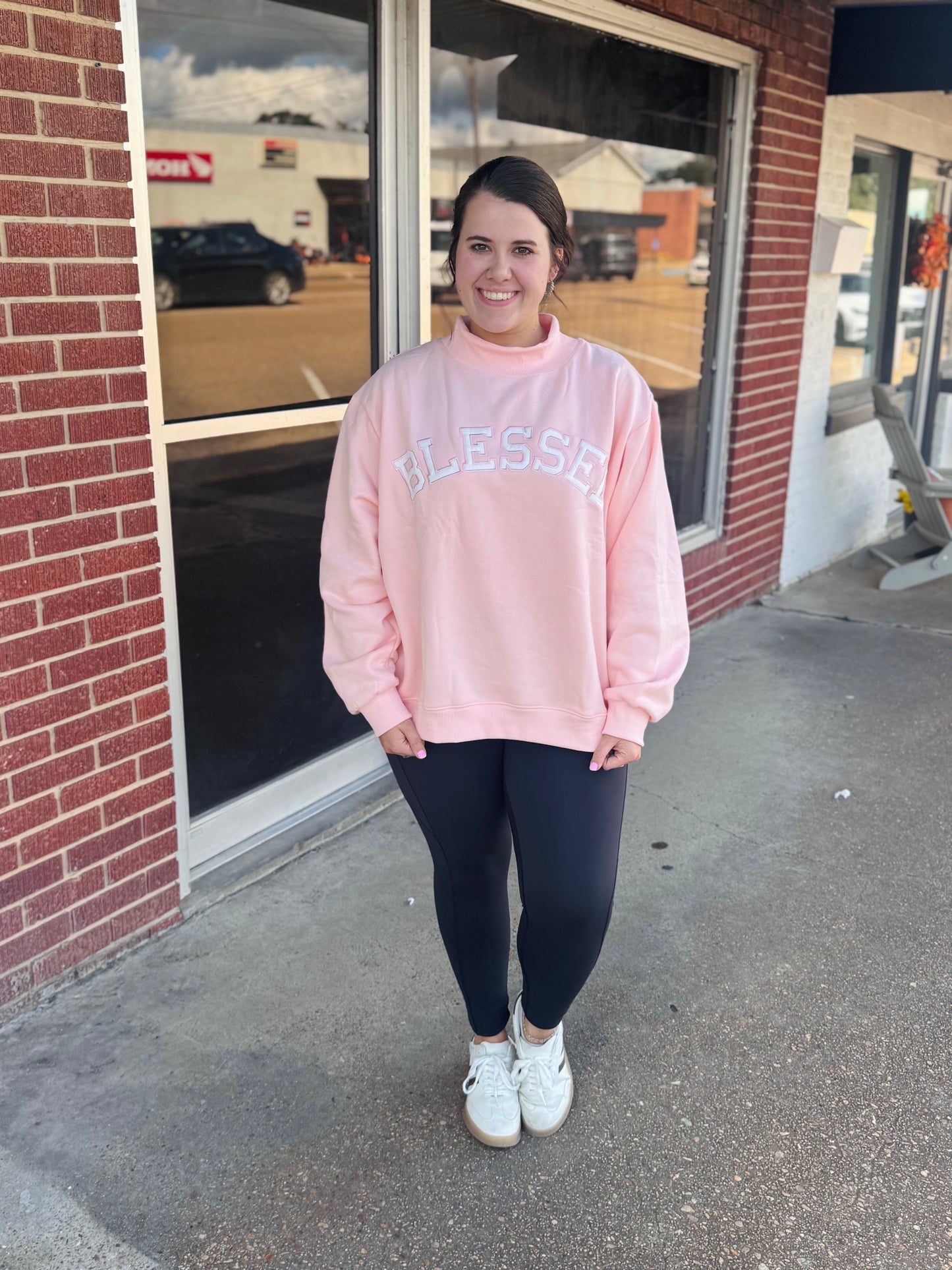 Blessed Mockneck Sweatshirt