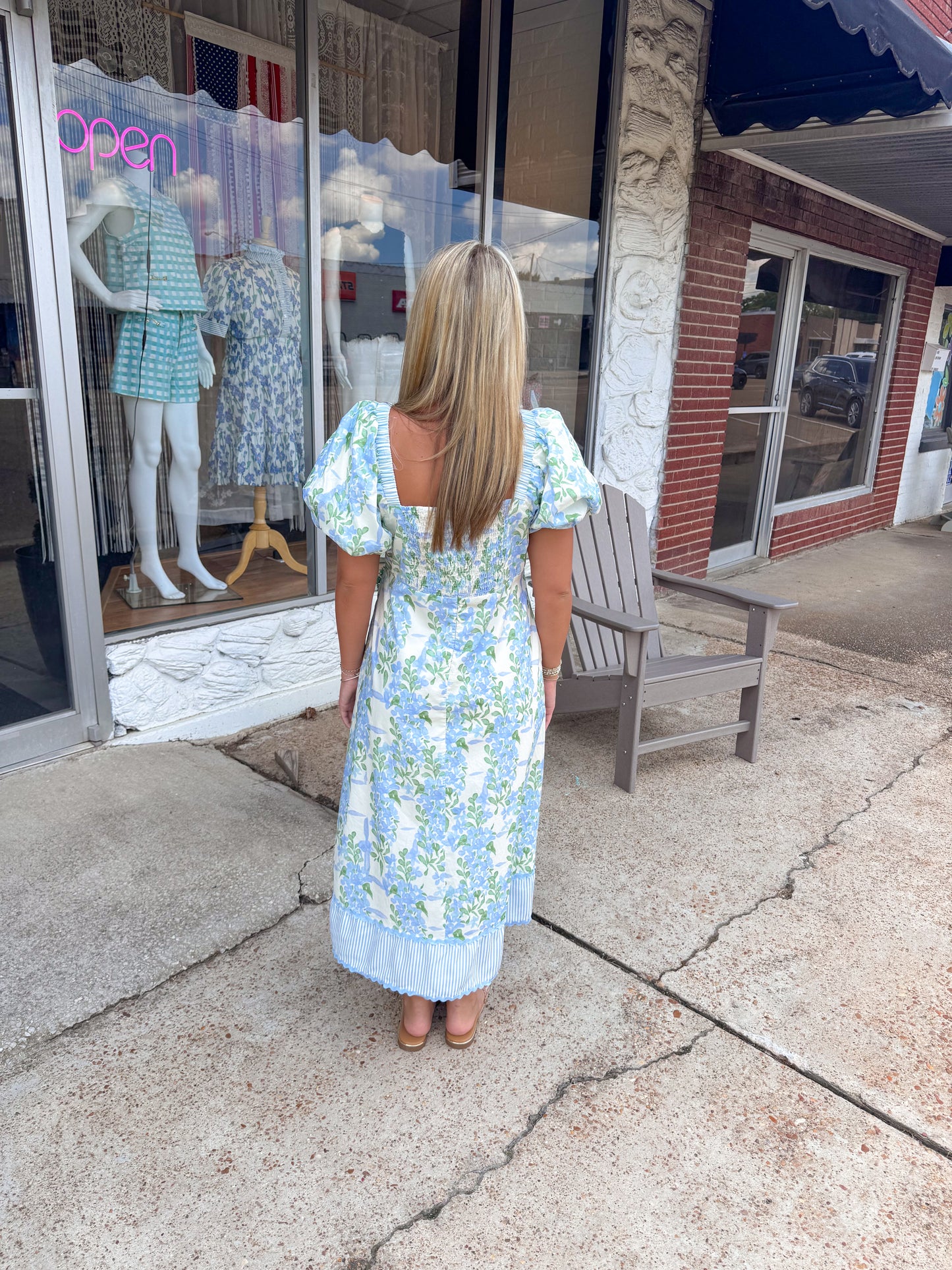 Blue Hydrangeas Dress