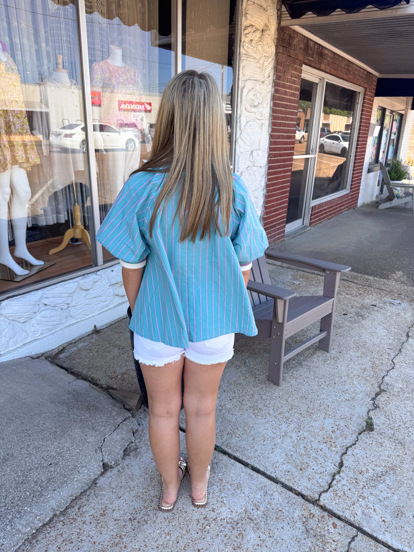 Uptown Stripe Top