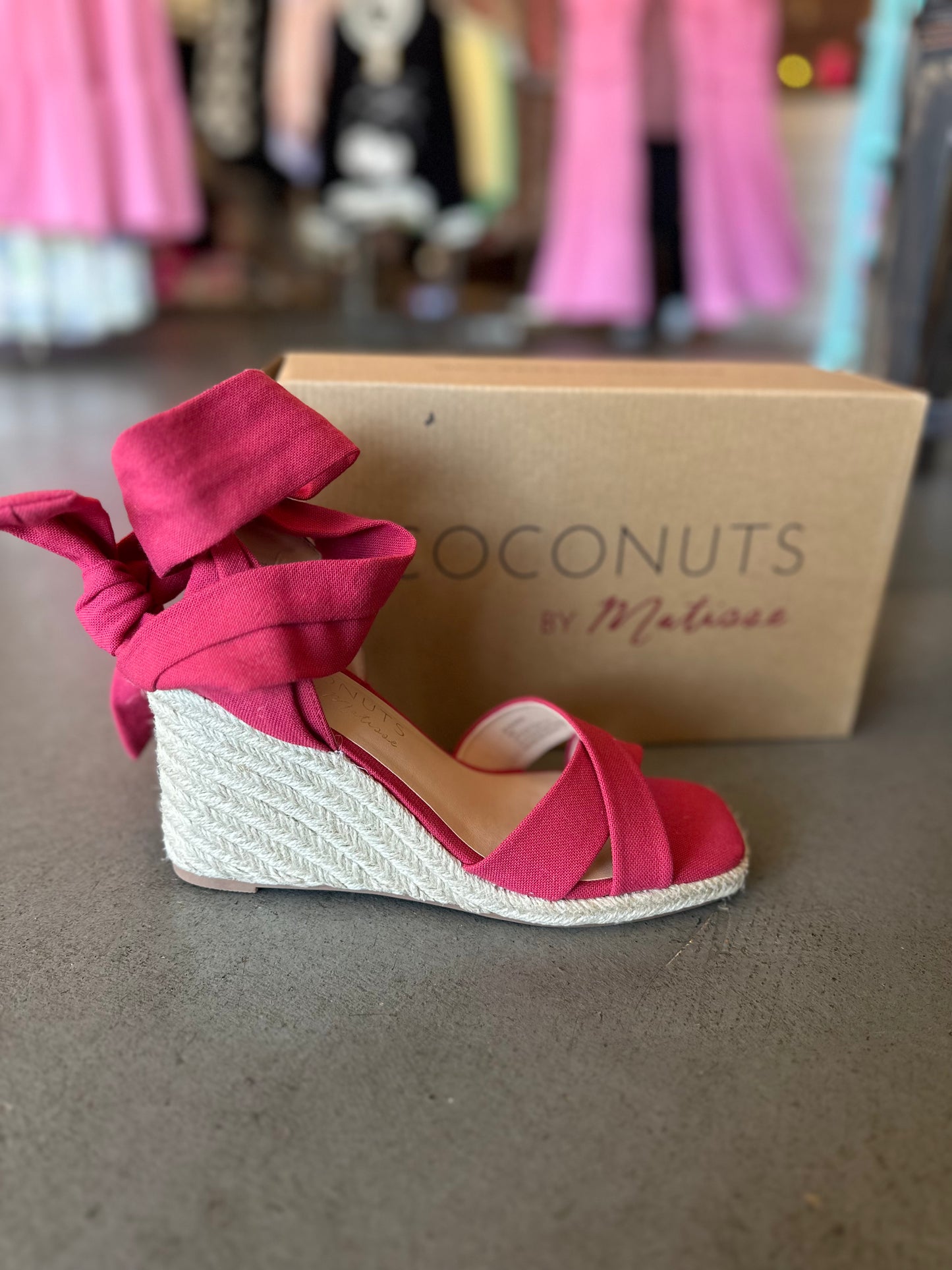 Bonaire cherry red wedge- Matisse