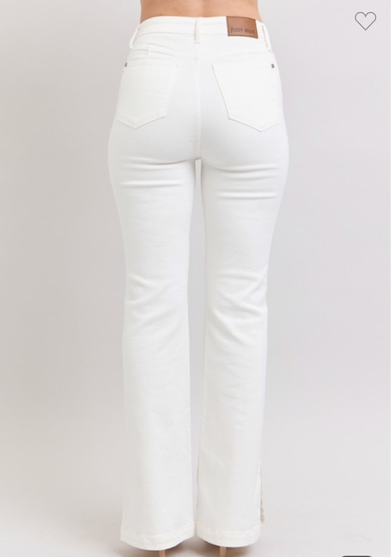 JB white denim boot cut