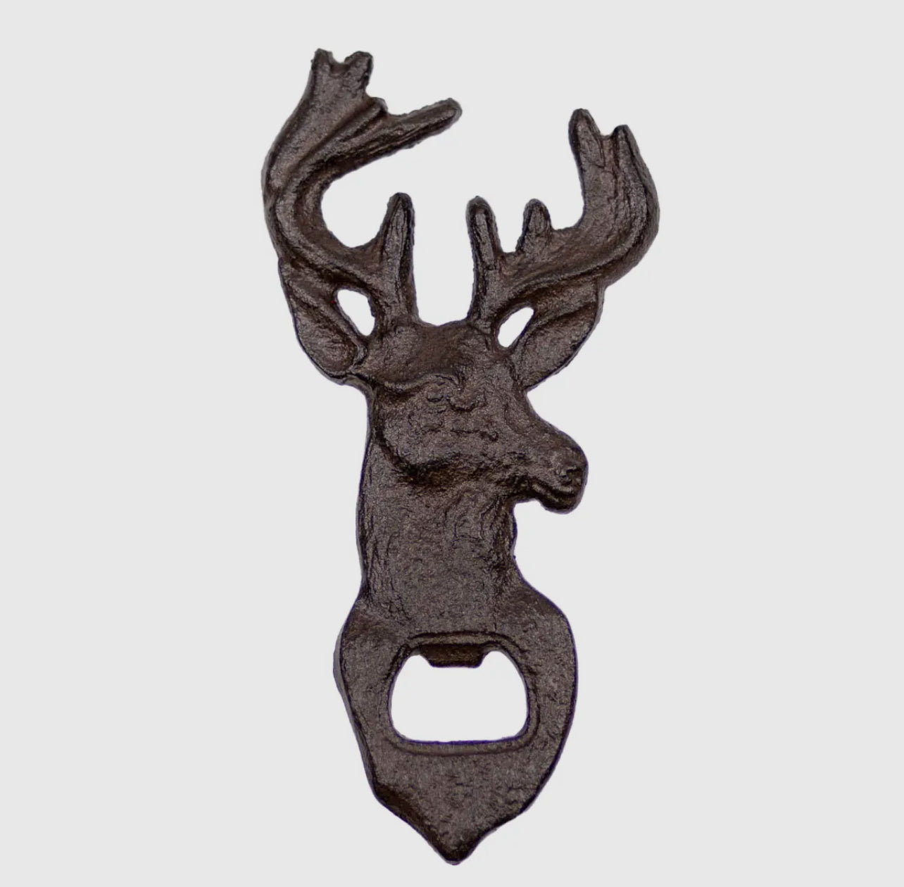 Deer Bottle Opener Antique Brown