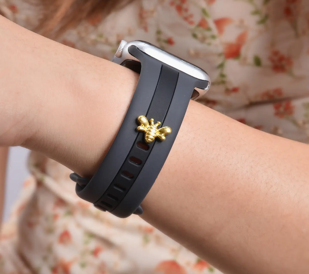 Watch silicone band/bee