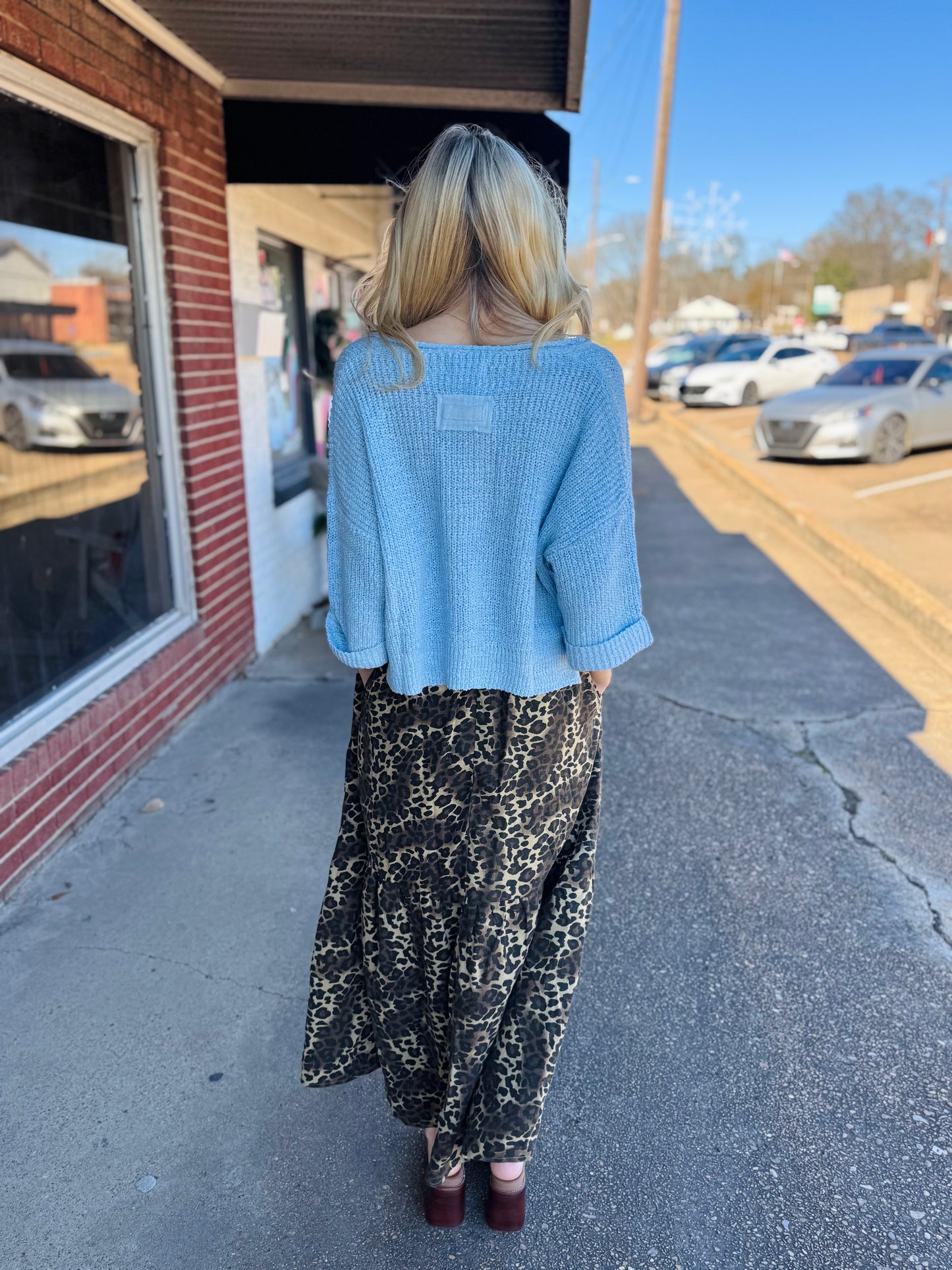 Hotty Toddy Blue Sweater