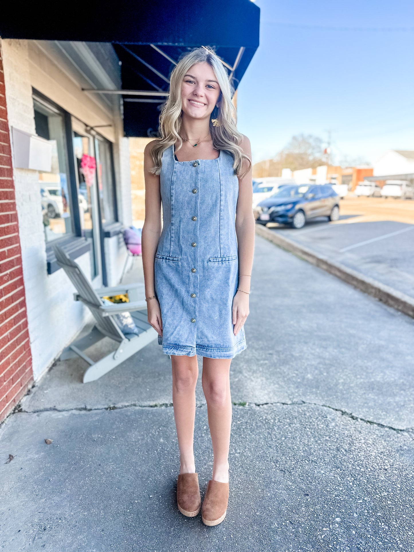 Lt denim dress