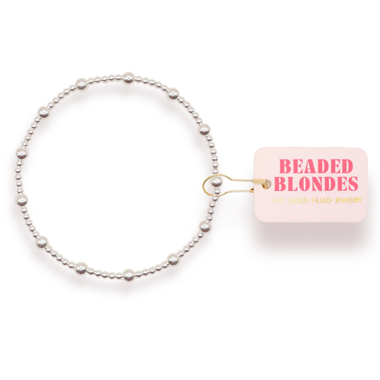 June in Silver Bracelet