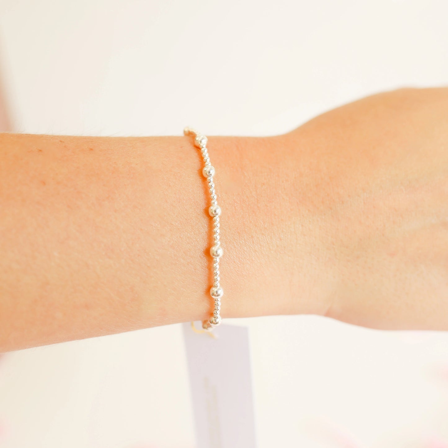 June in Silver Bracelet