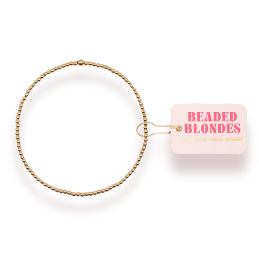 2mm Gold Bracelet- Kids