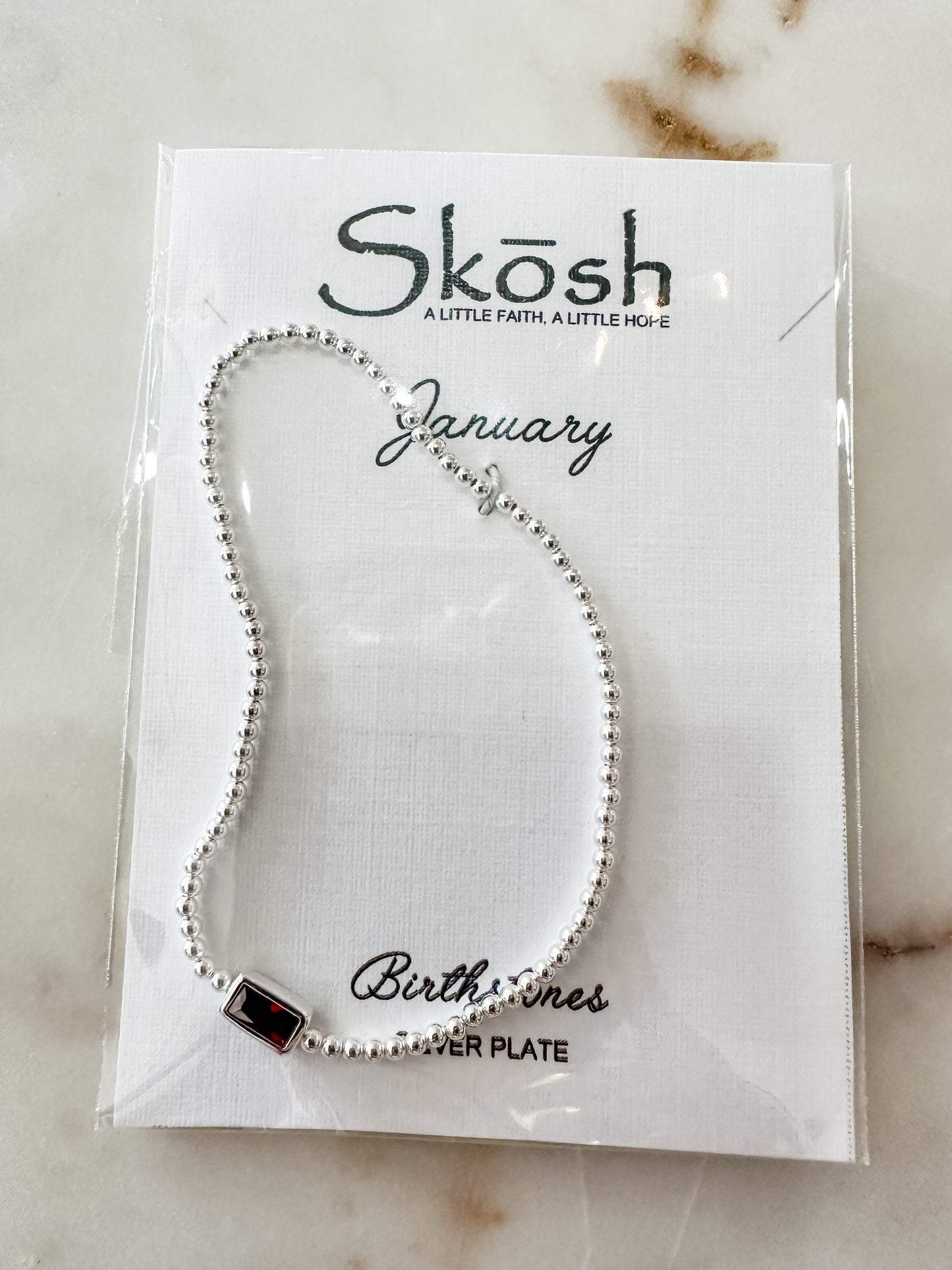Skosh birthstone bracelets