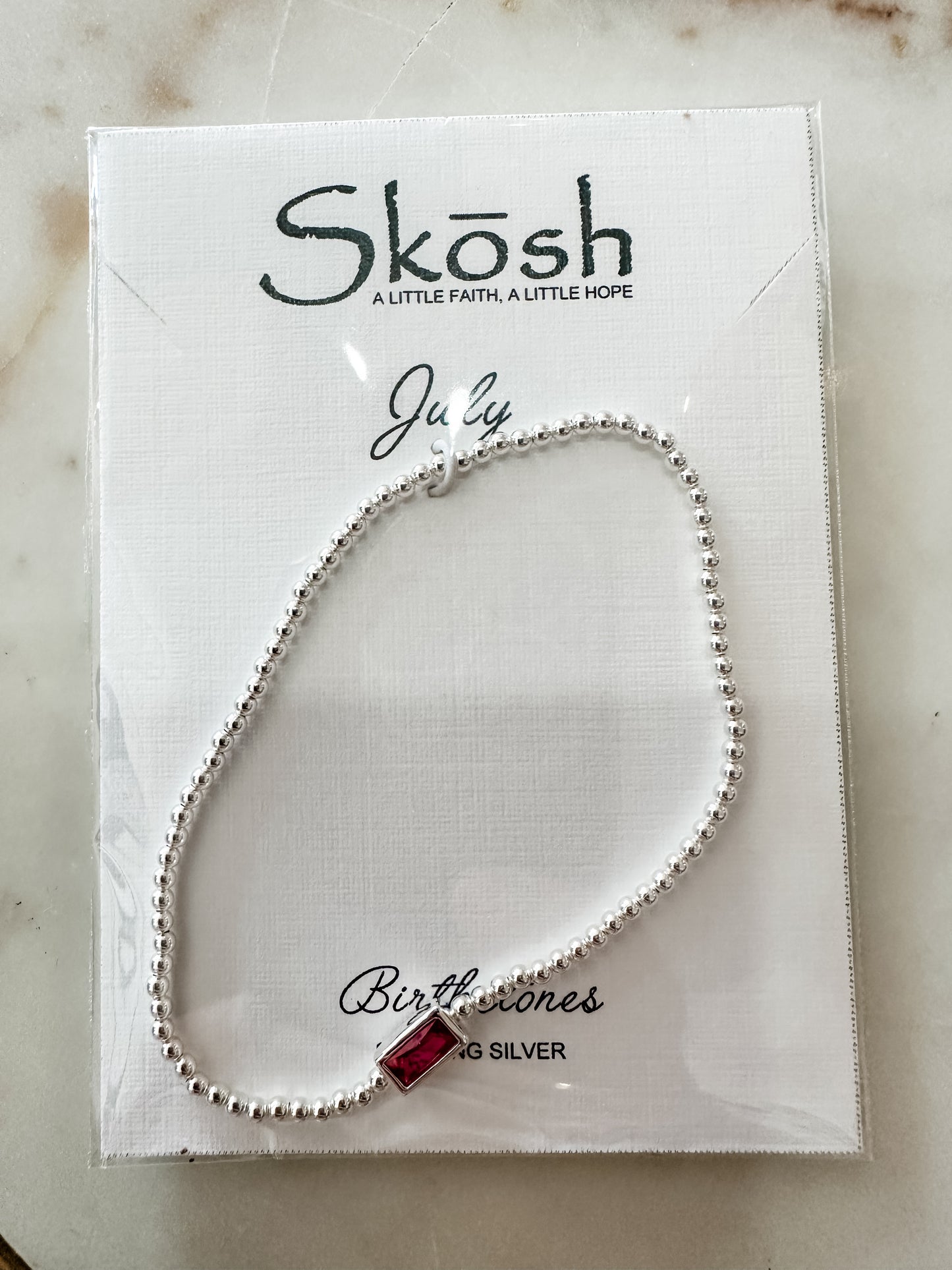 Skosh birthstone bracelets