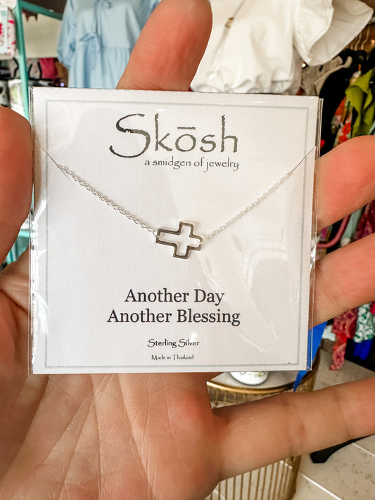 Skosh cross necklaces