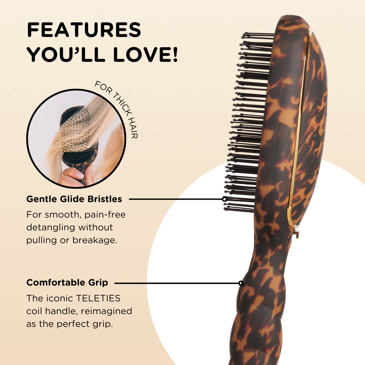 Teletie Detangler Hair Brush