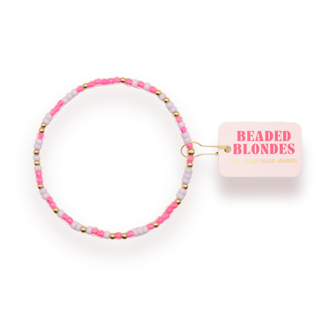 Pink & Lilac Sprinkle Kids Bracelet