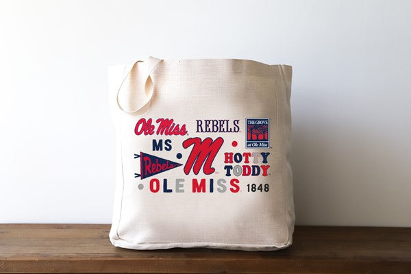 Ole MIss Cluster Tote