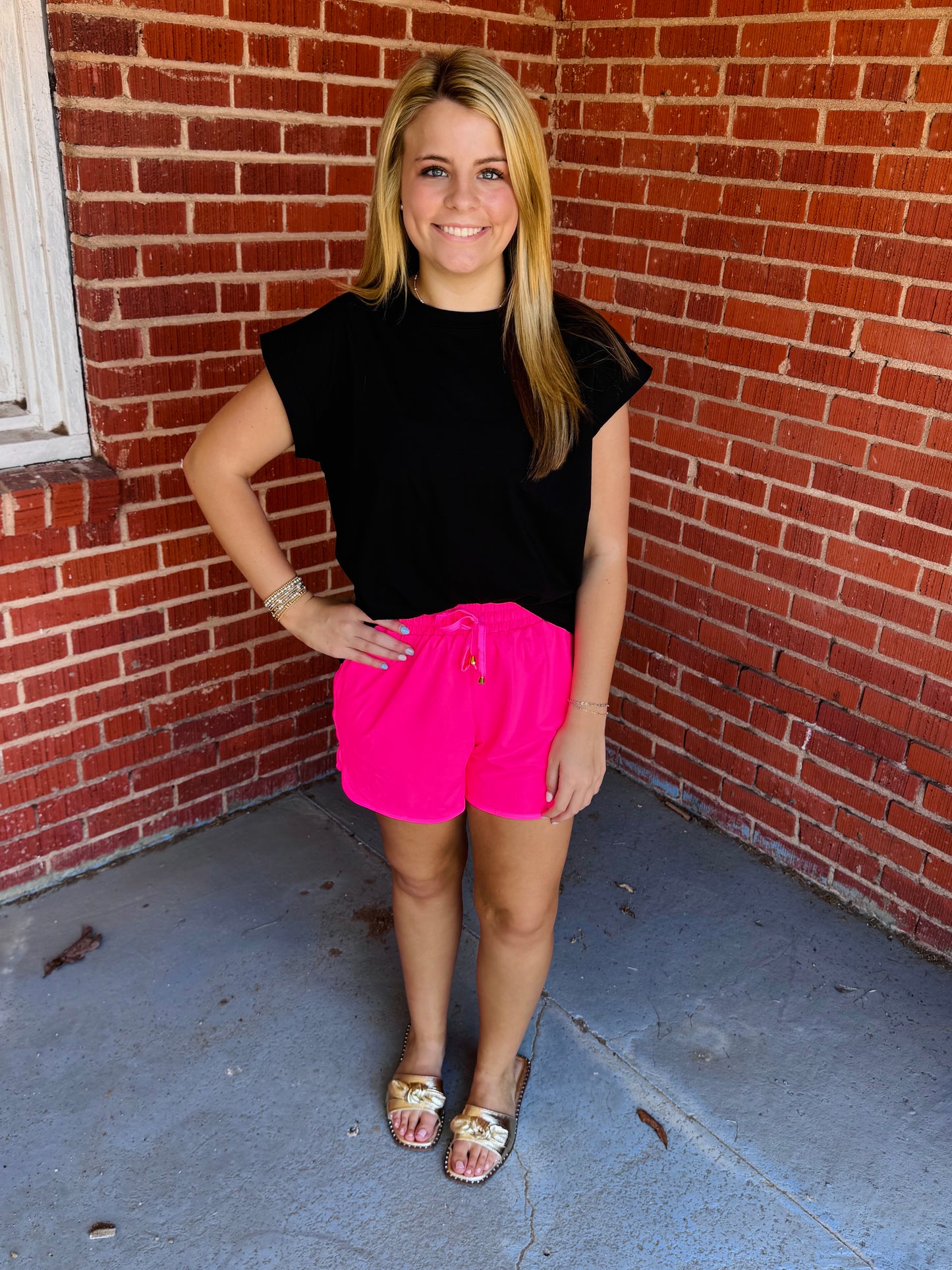 Neon Pink Shorts