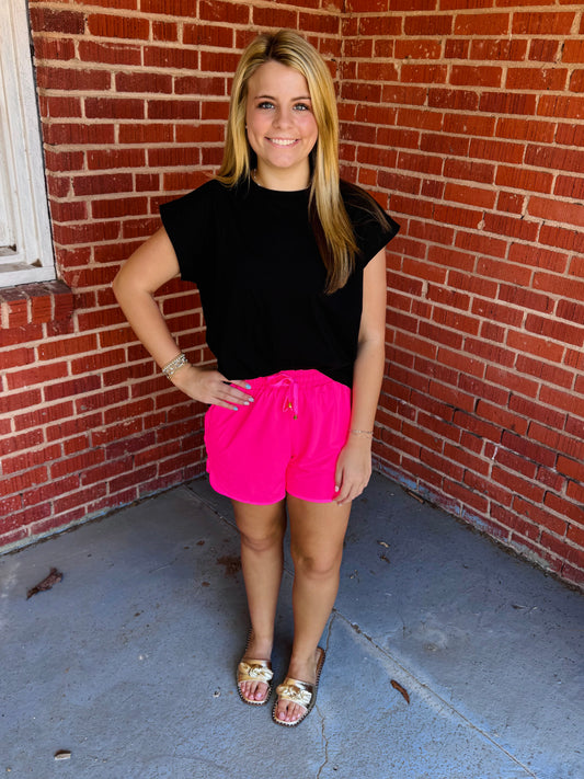 Neon Pink Shorts