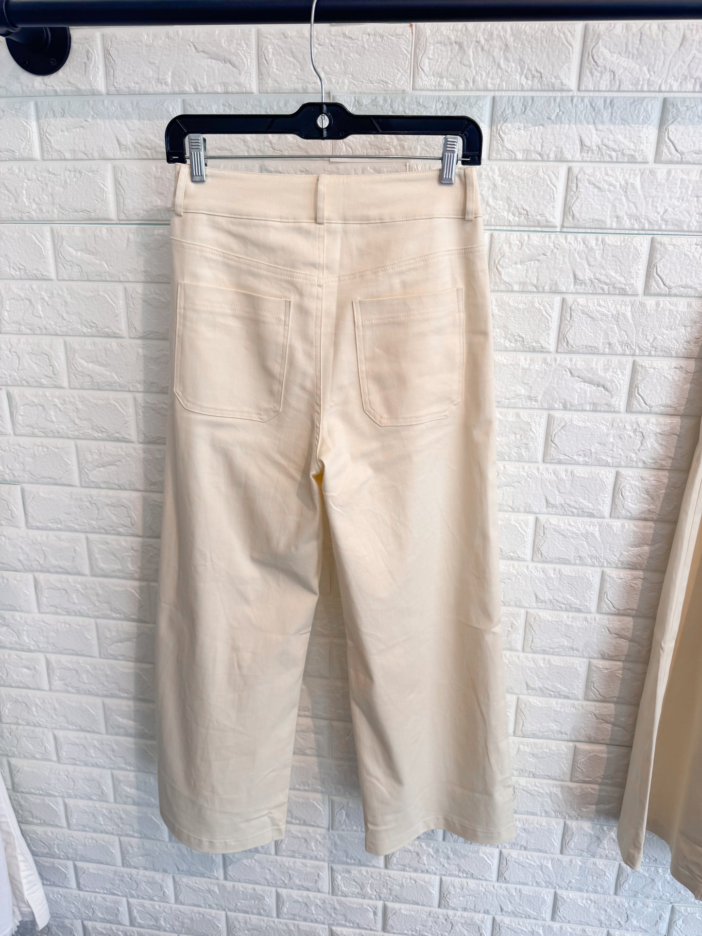 Ivory Wide Leg Pants