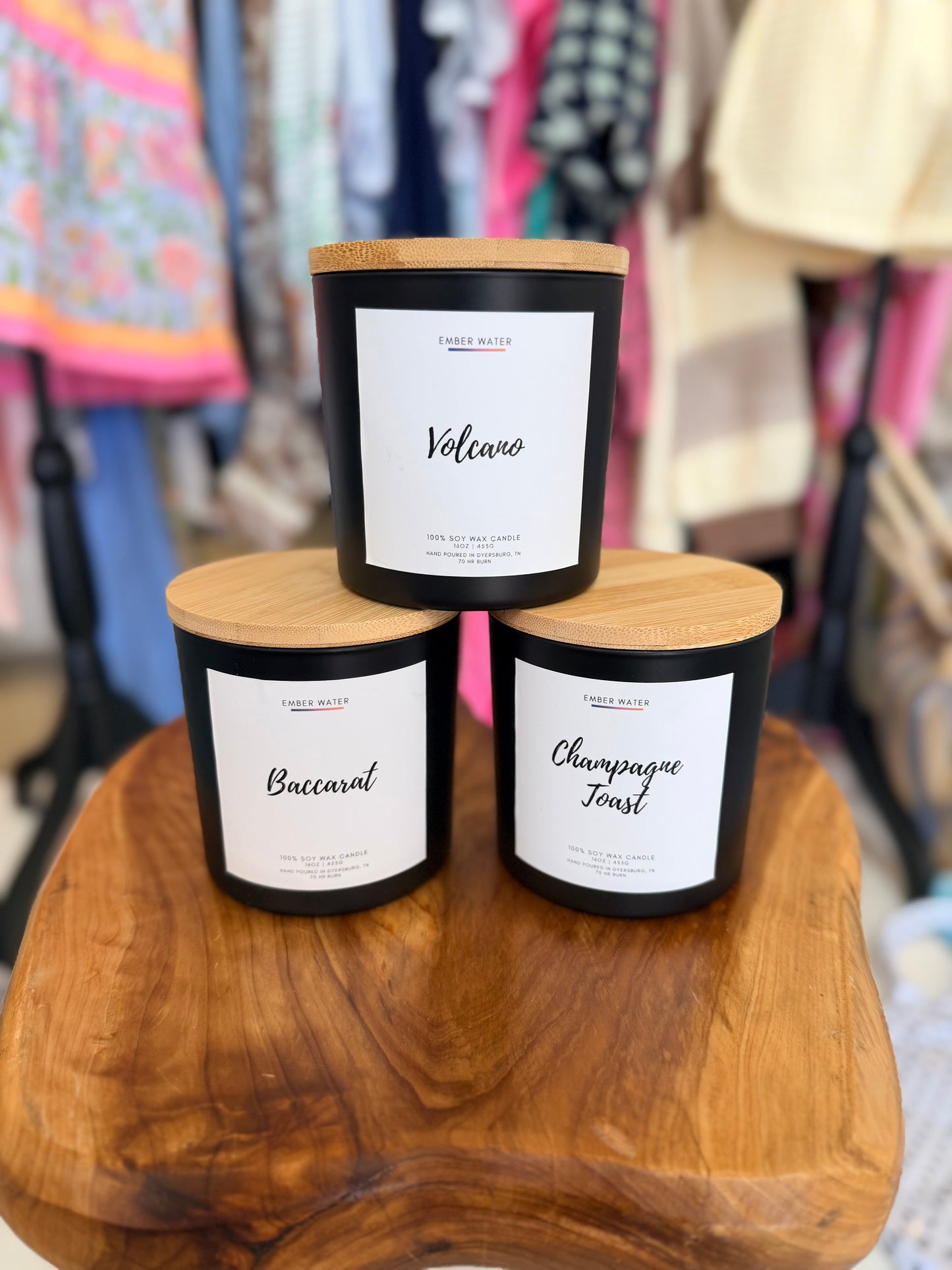 Ember Water 100% Soy Candles