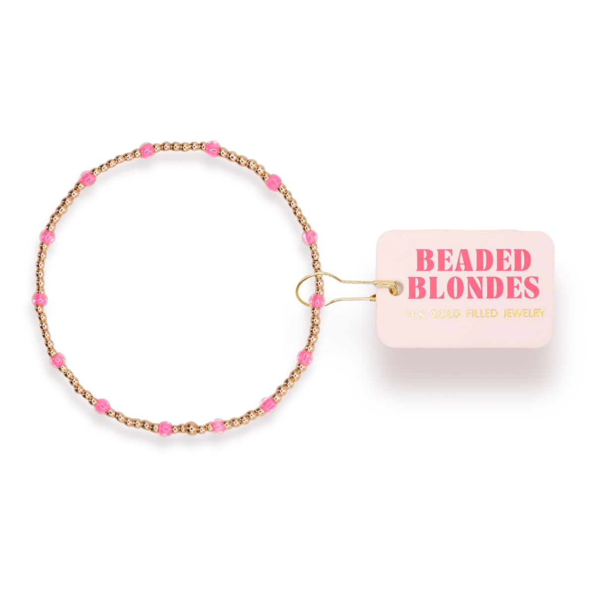 Hot Pink Dainty Bracelet