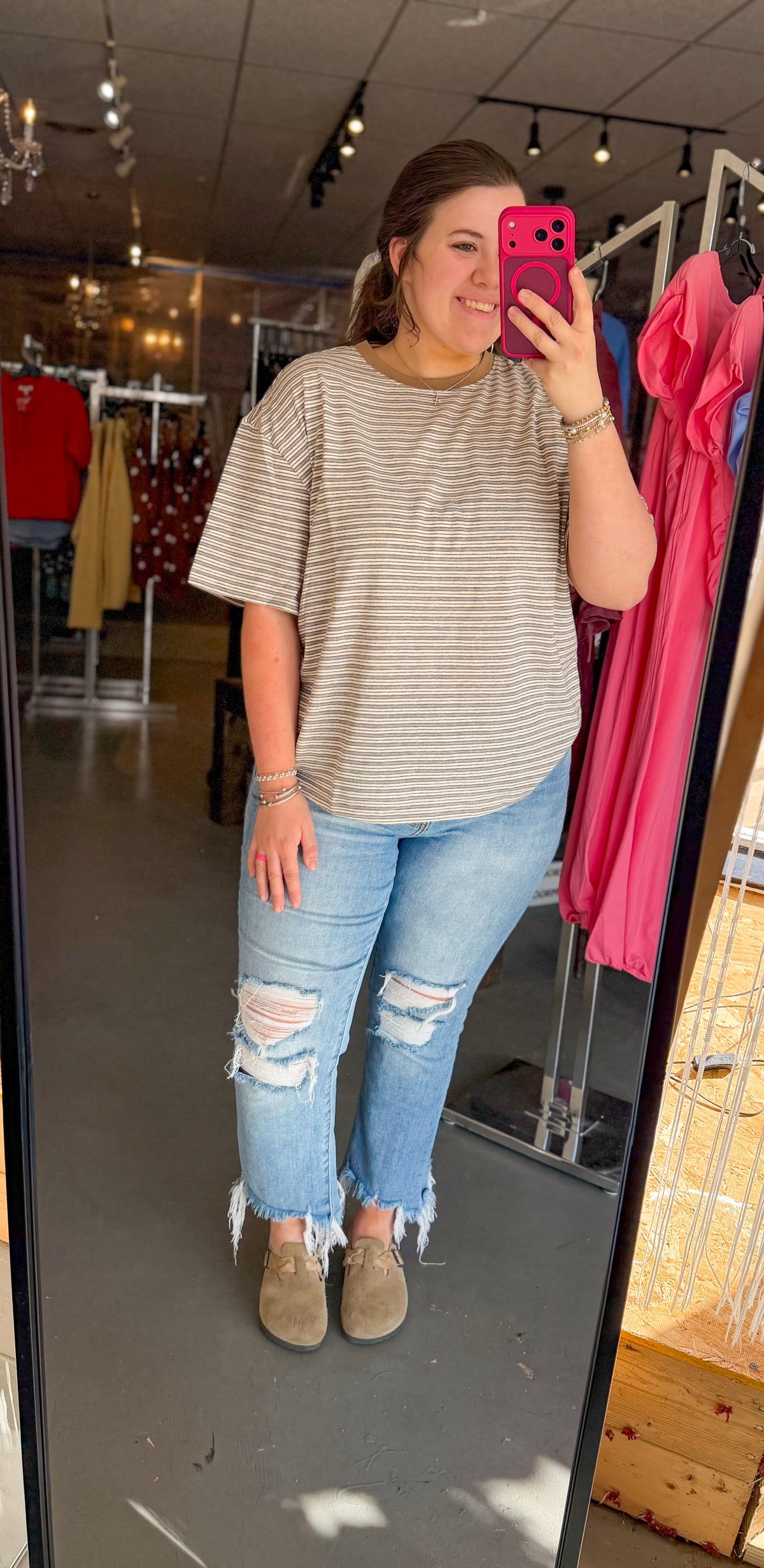 Striped Oversized Tee