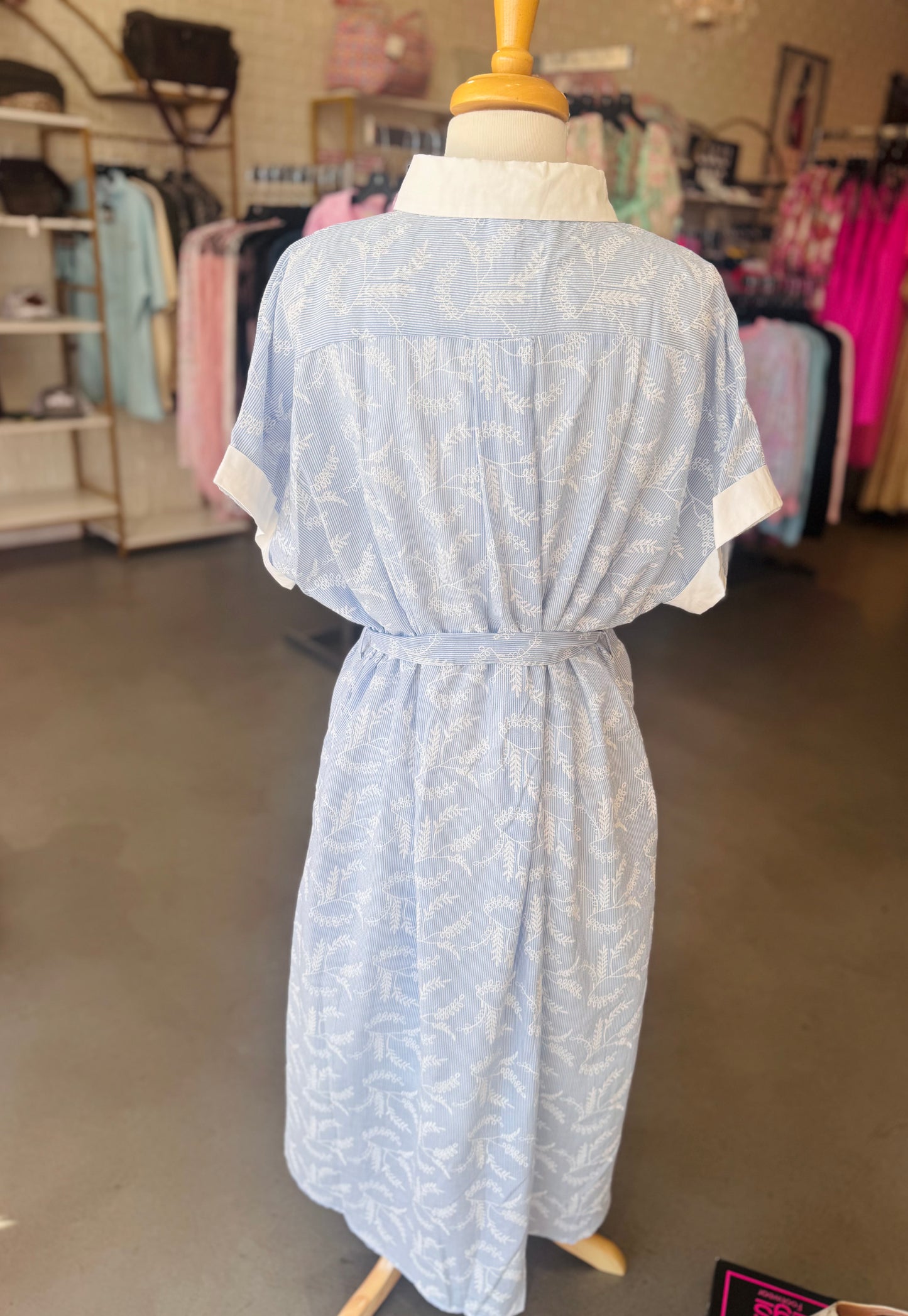 Heavenly Blue Dress-Plus
