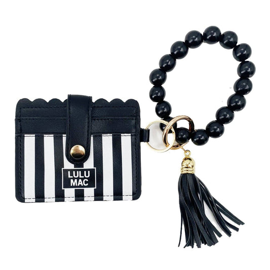 Beaded Wristlet ID Wallet Lulu Mac