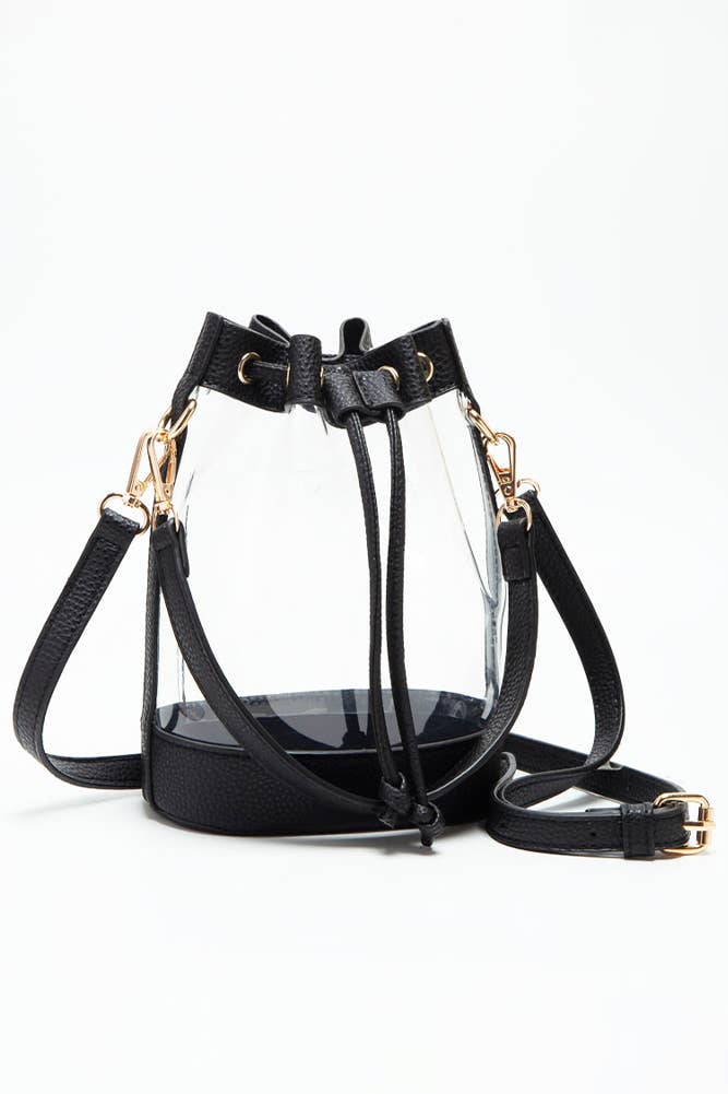 Clear Crossbody  Bucket