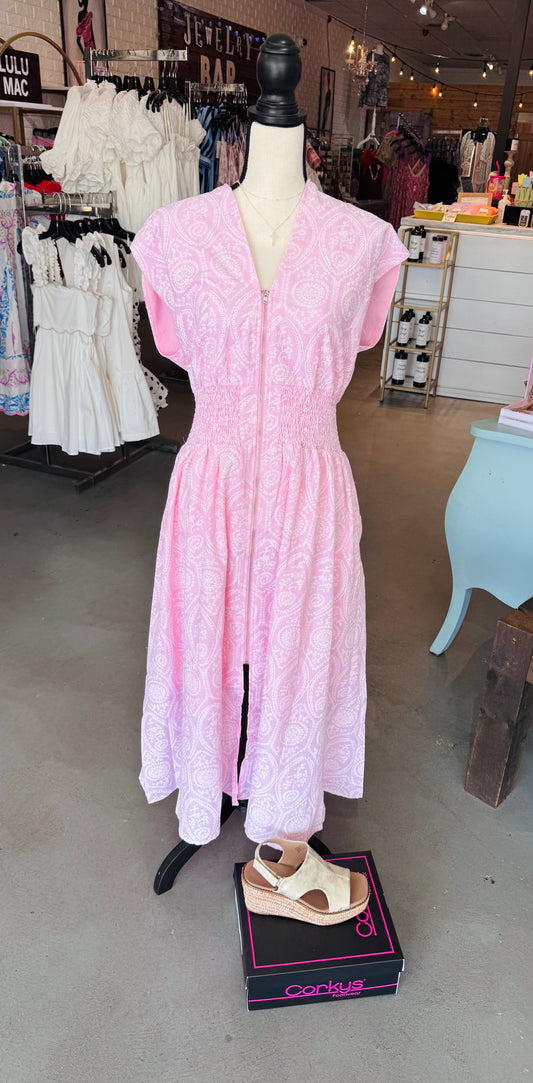 Petal Pop Midi Dress-Plus