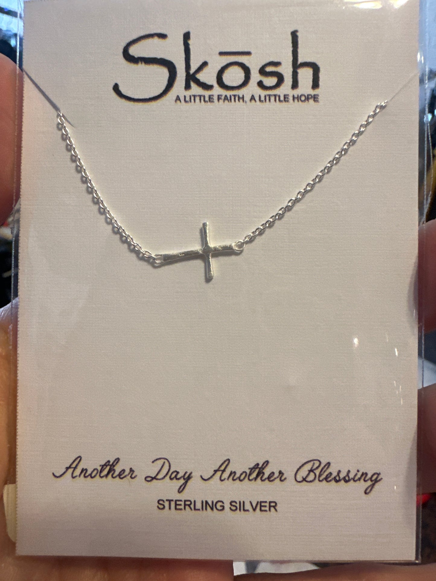 Skosh cross necklaces