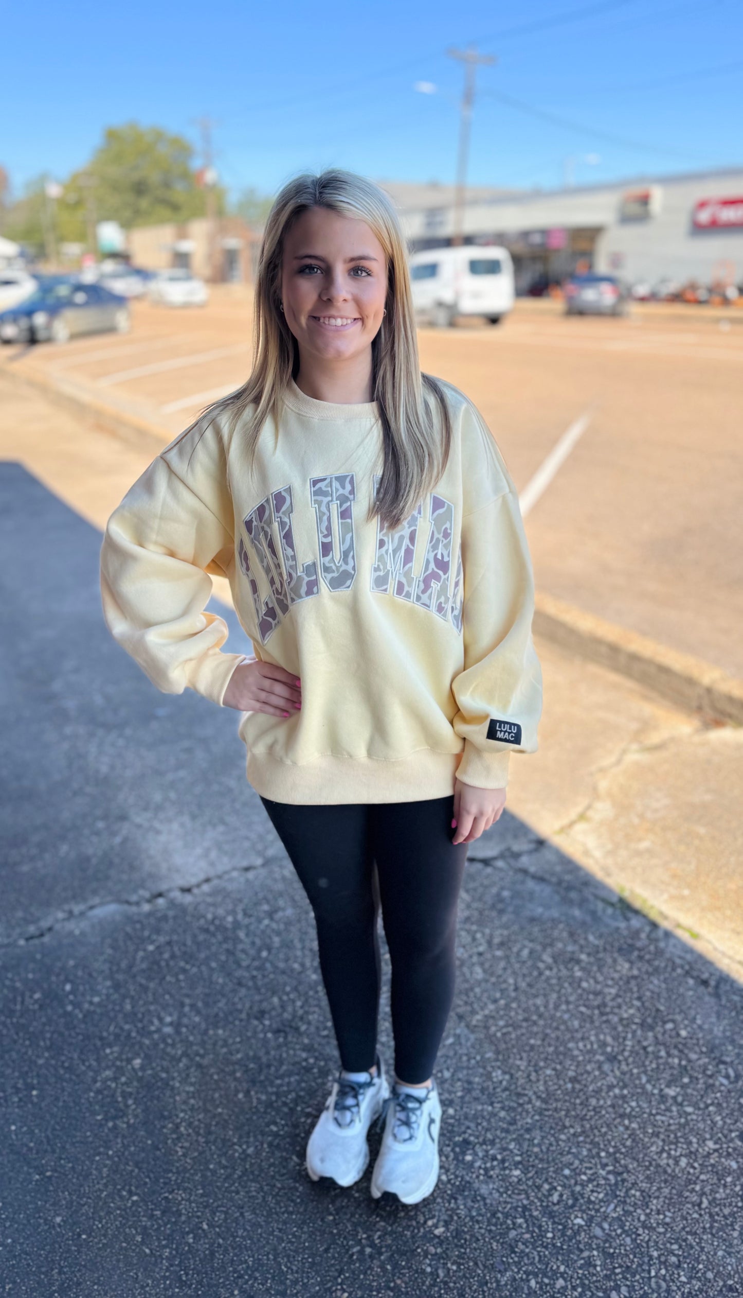 Yellow Camo LuluMac Sweatshirt