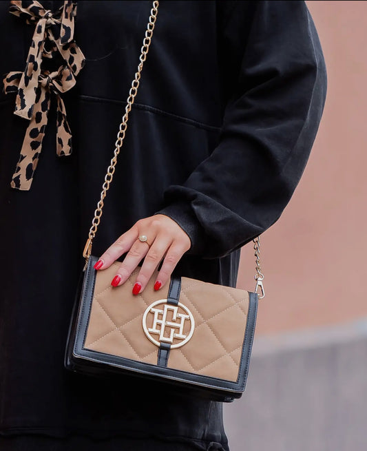 Cecilia Circle Logo Handbag