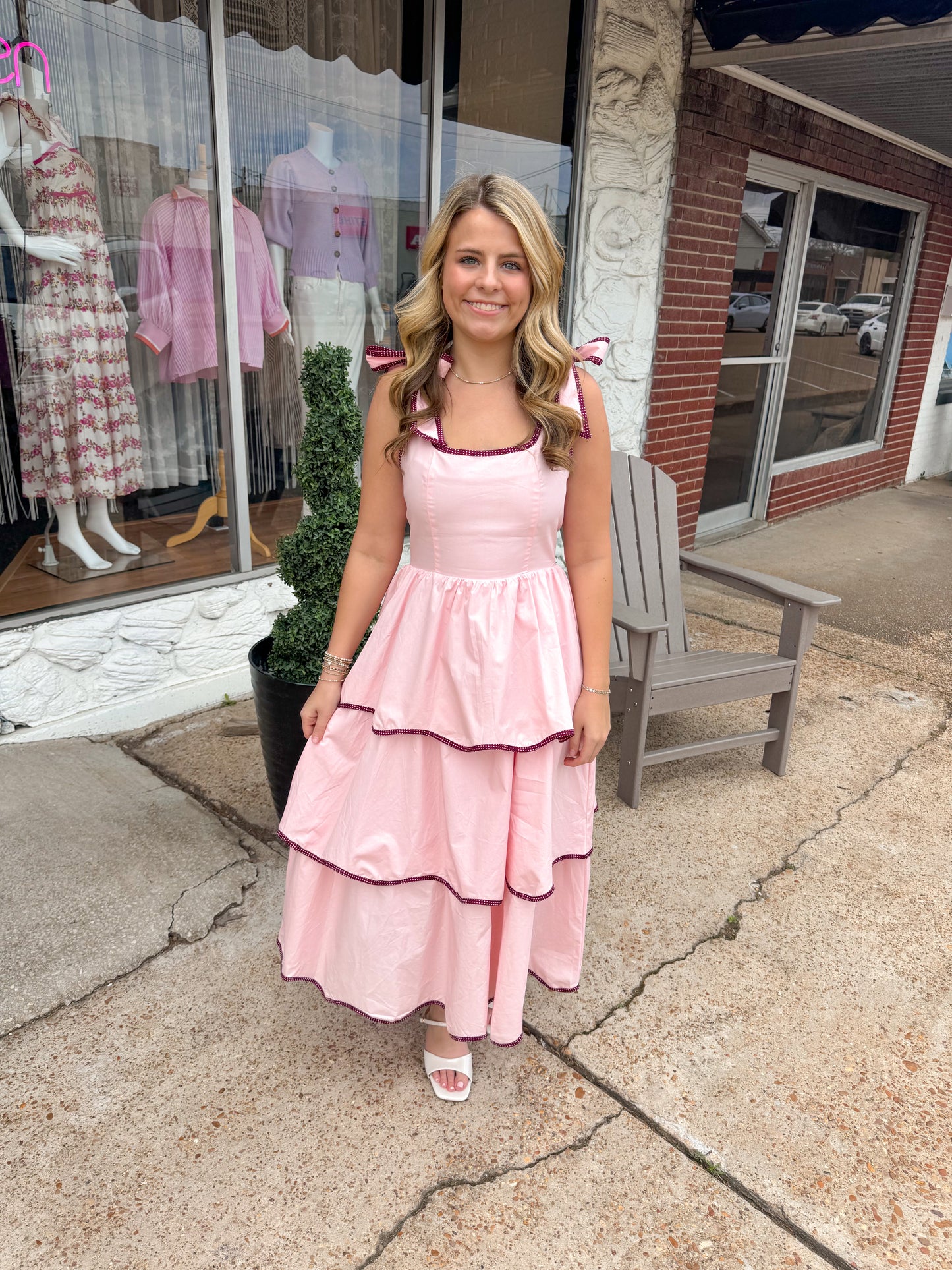 Bloom and Twirl Midi Dress