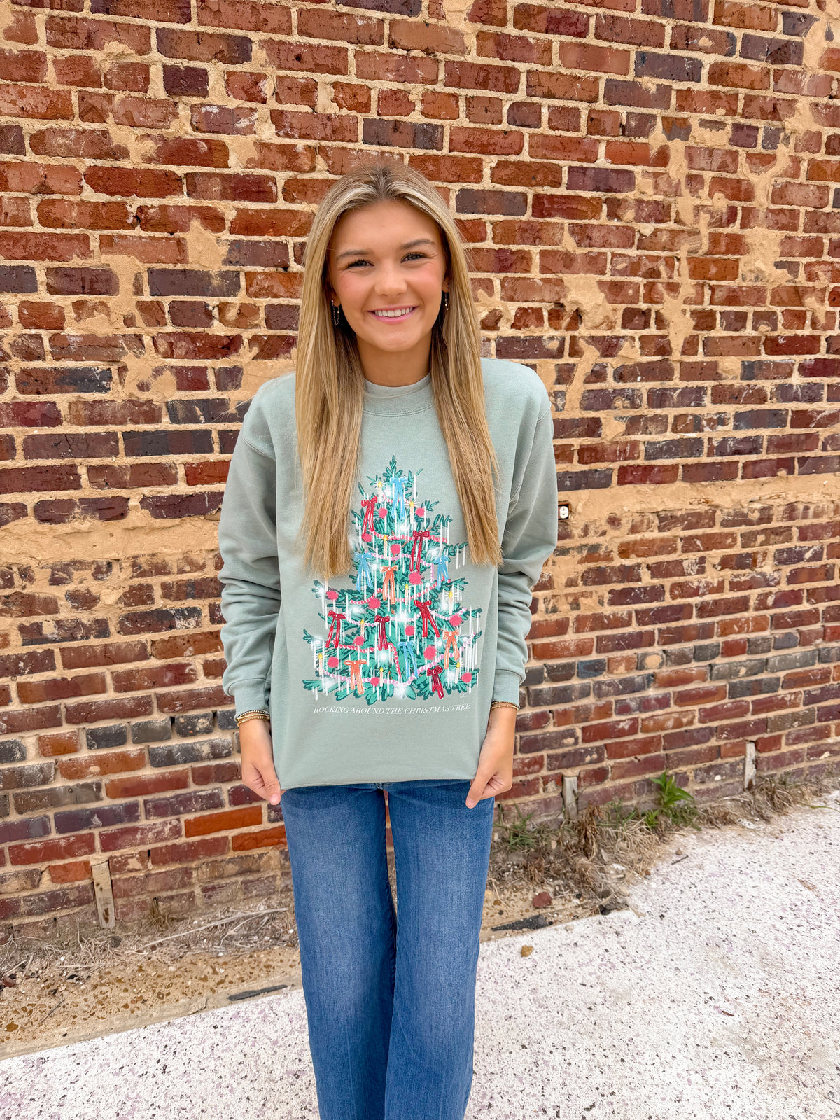 Christmas Tinsel Sweatshirt